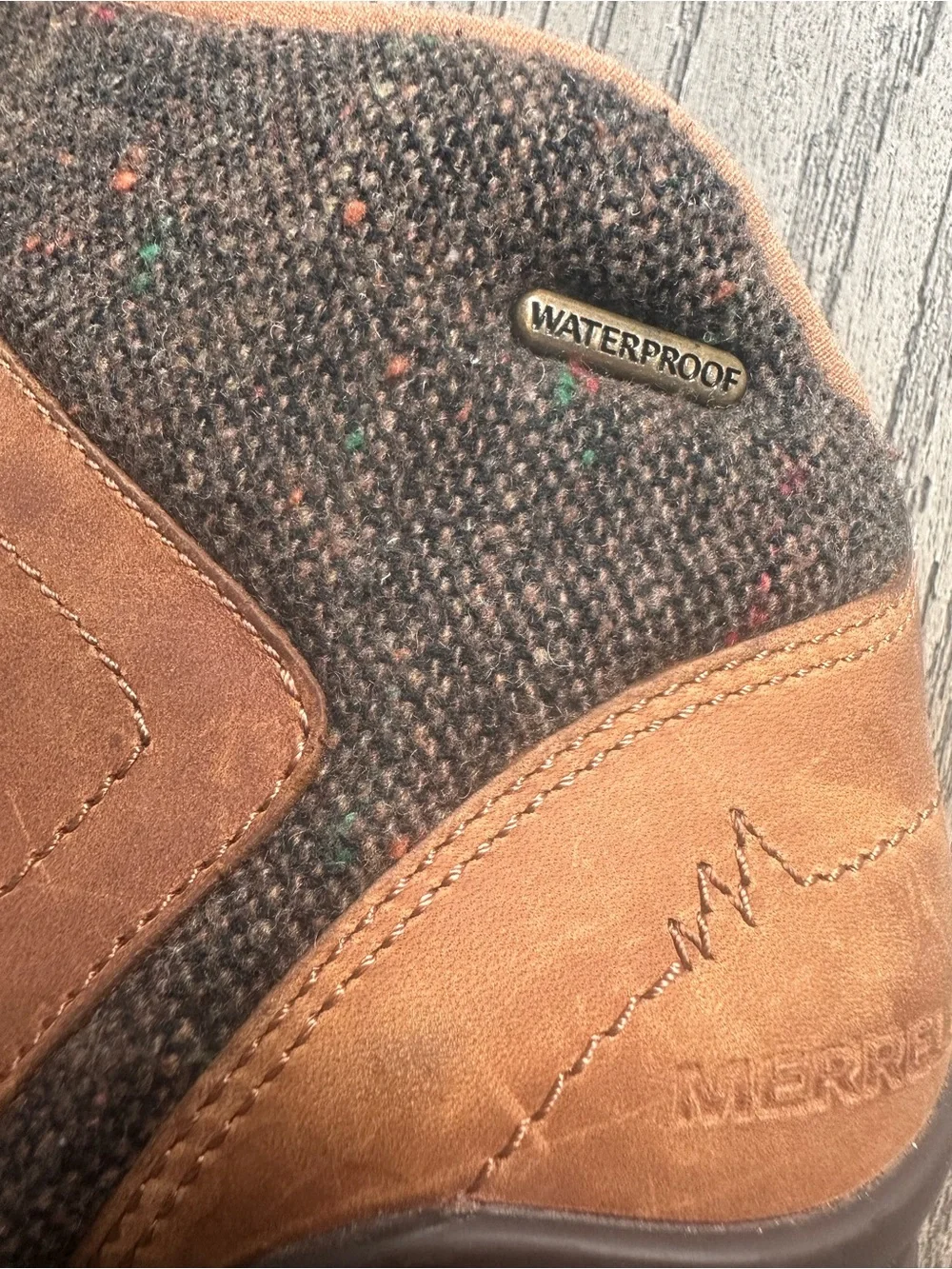 Merrell Chateau Mid Pull Leather Ankle Waterproof Boot Size 6 1/2